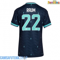 Camisa de time de futebol Alemanha David Raum #22 Replicas 2º Equipamento Feminina Mundo 2026 Manga Curta